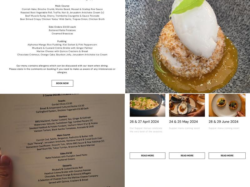 Seasonality - Modern Neighbourhood Restaurant - Dine at Home Boxes Menu