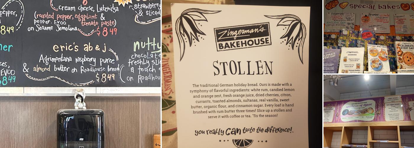 Zingerman's Bakehouse Menu