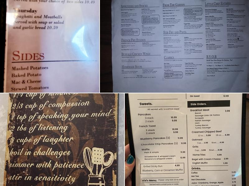 Little Chef Menu