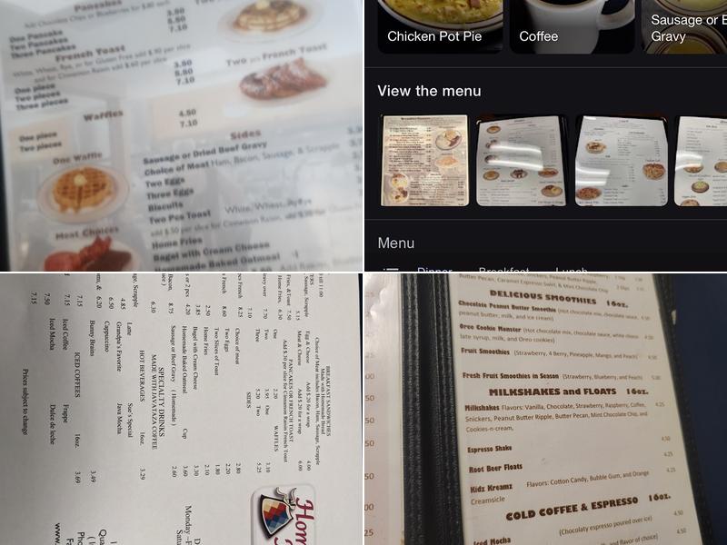 Hometown Kitchen Menu