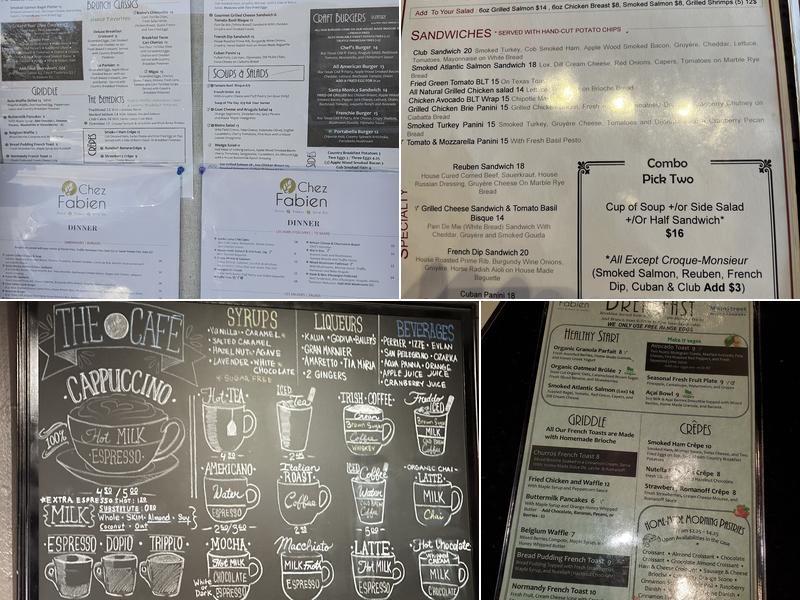 Main Street Bistro & Bakery Menu