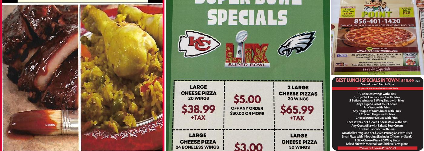 Pizza Point Menu