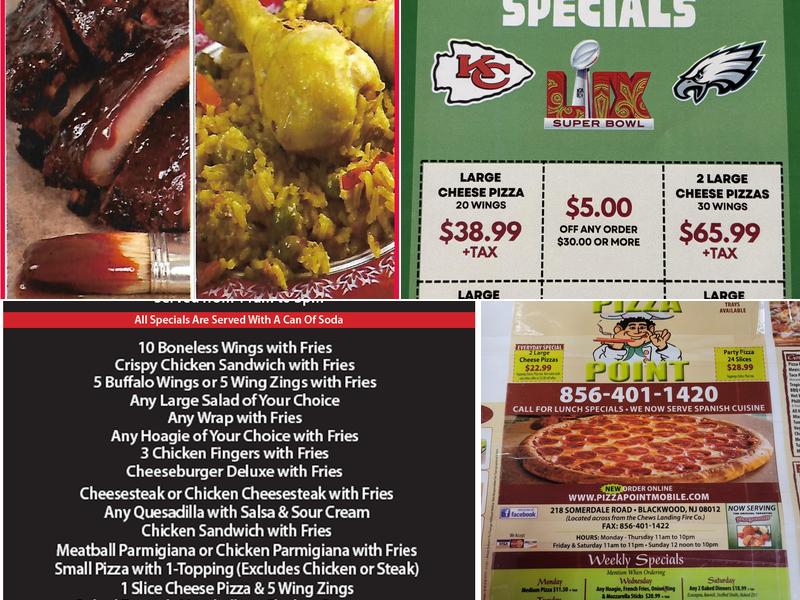Pizza Point Menu