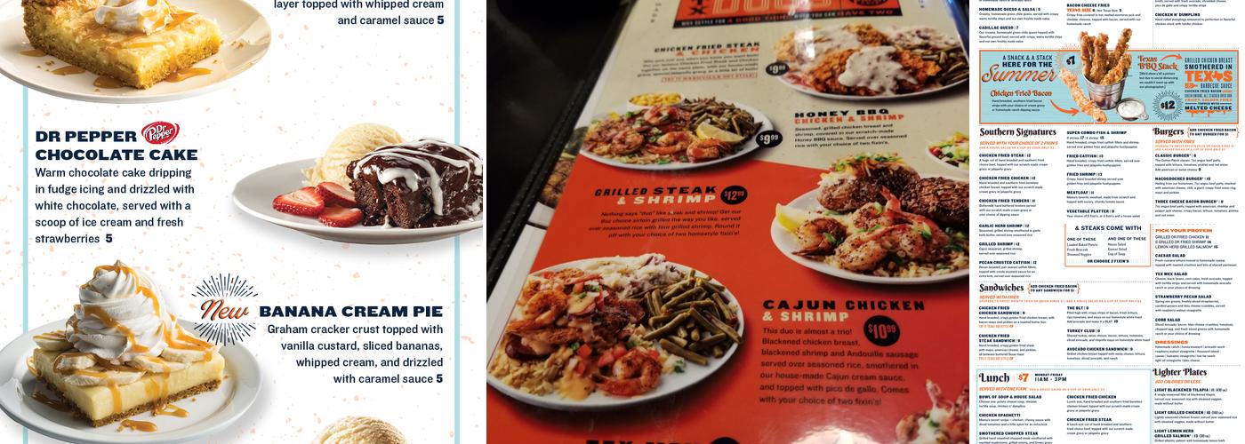 Cotton Patch Cafe Menu