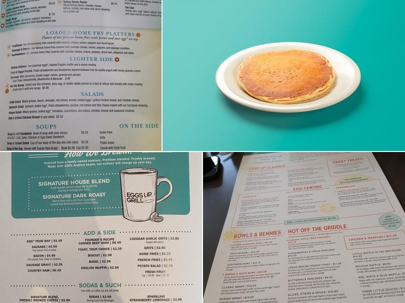 Eggs Up Grill Menu