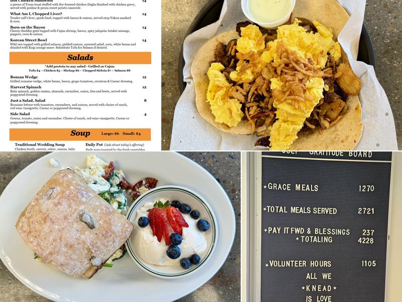 Knead Community Cafe Menu