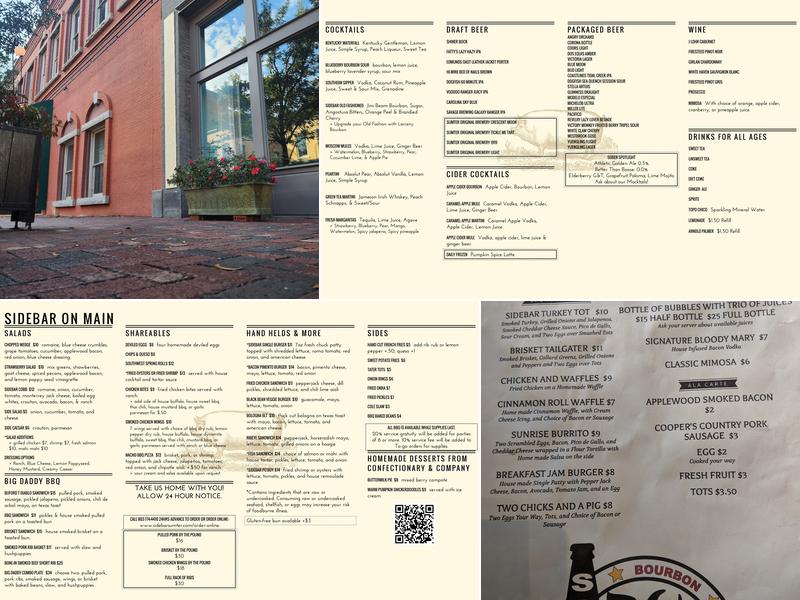 Side Bar Menu