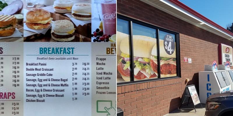 Speedway Menu