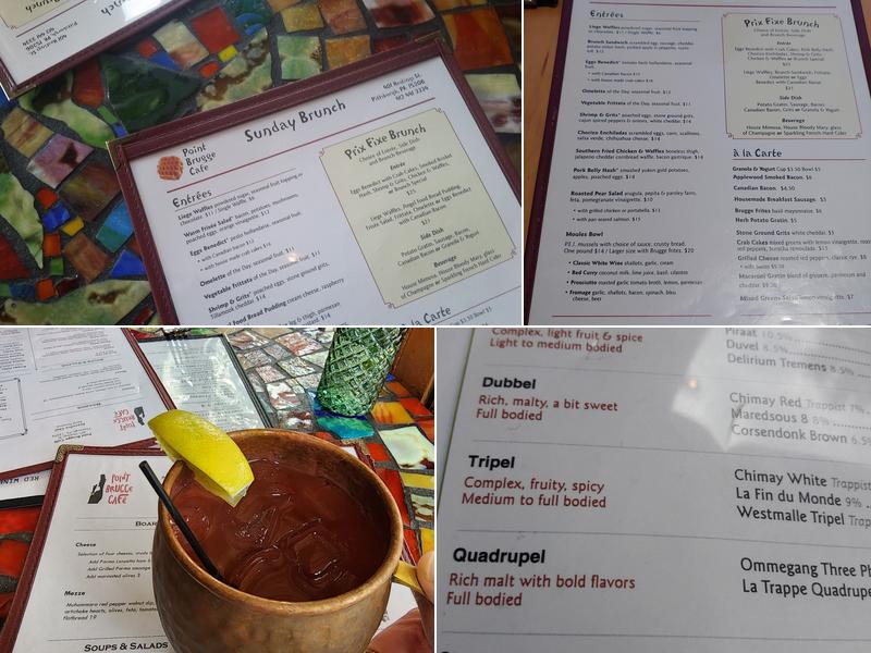 Point Brugge Cafe Menu