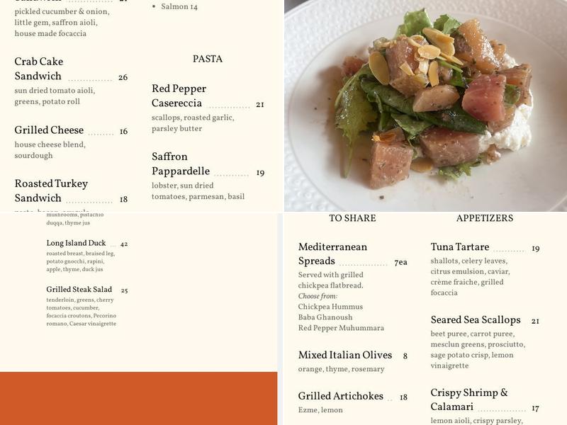 Casbah Menu