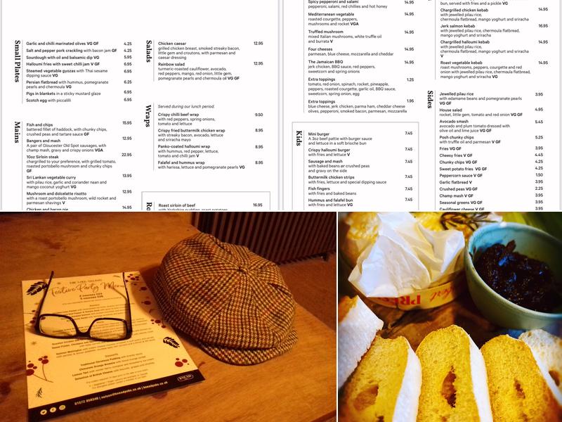 The Lord Nelson Menu