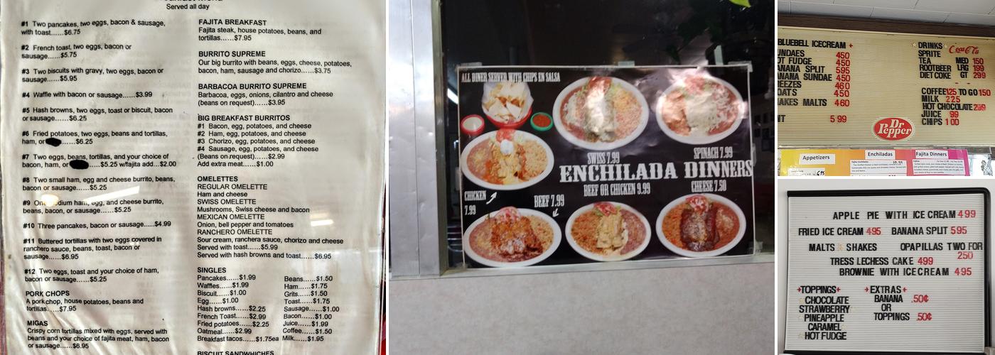 Rogers Malt Shoppe Menu