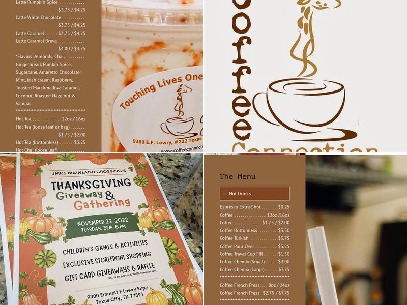 Coffee Connection Menu