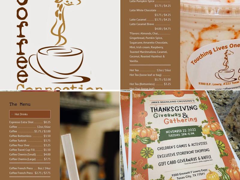Coffee Connection Menu