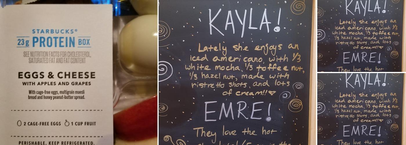 Starbucks Menu