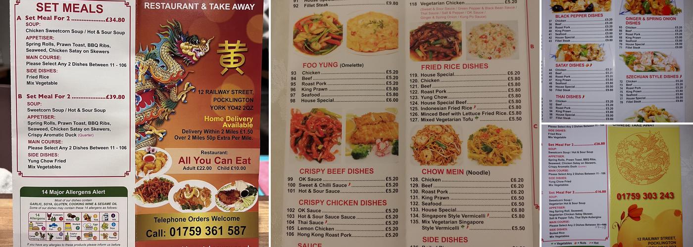 Jack's Restaurant Menu