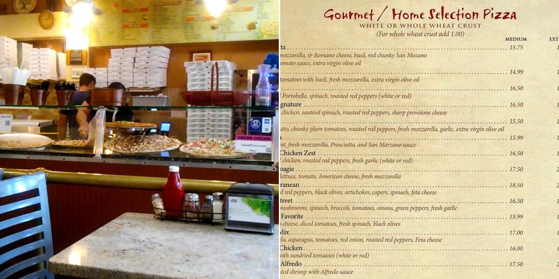 Toto's Pizzeria Menu