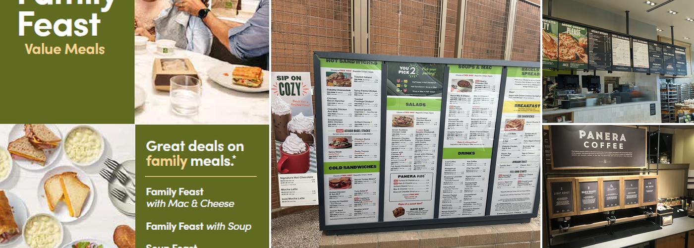 Panera Bread Menu
