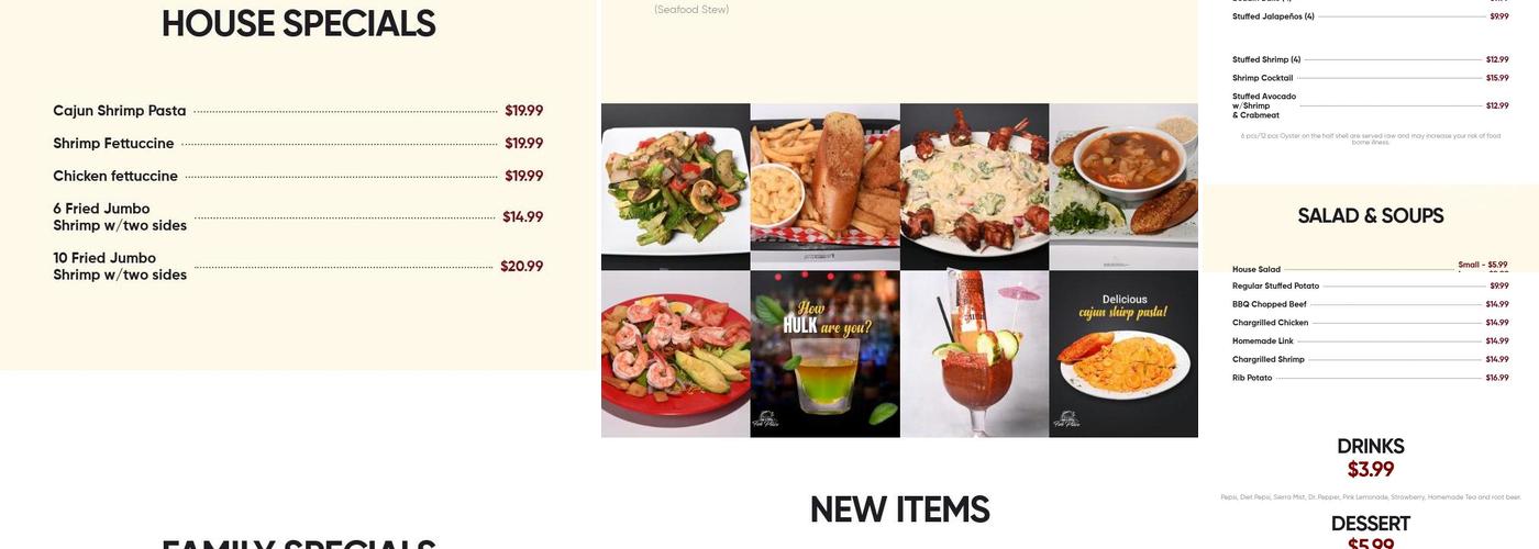 Fish Place Menu