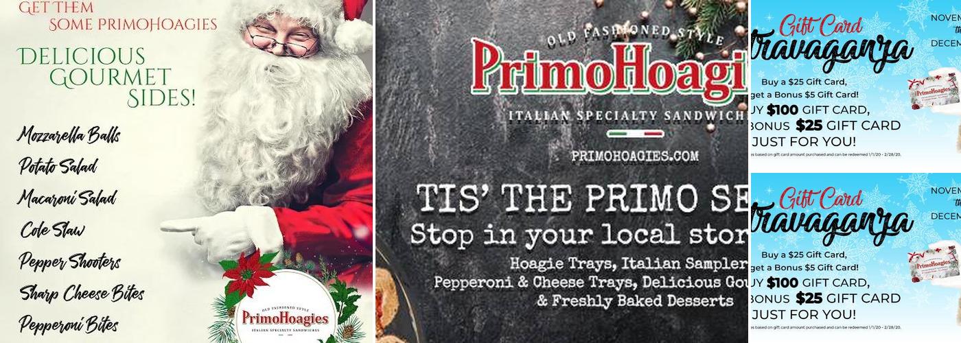 PrimoHoagies Menu