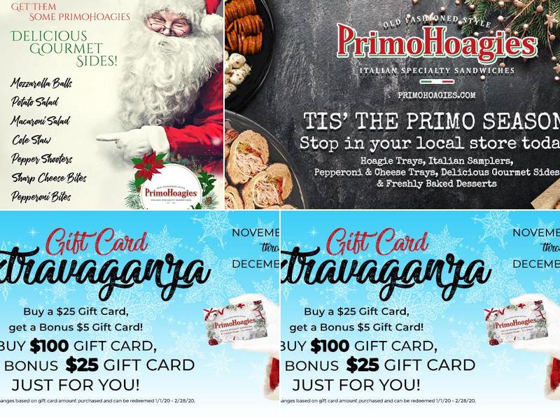 PrimoHoagies Menu