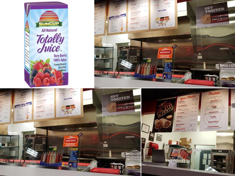 Hot Head Burritos Menu