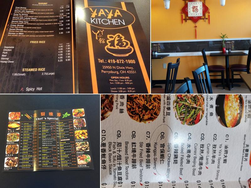 Ya Ya Kitchen Menu