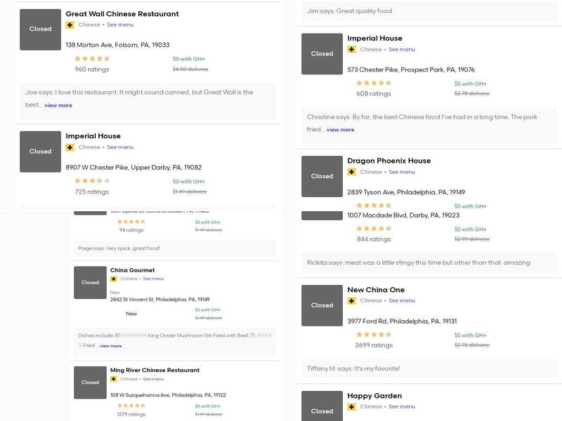 China Ruby Chinese Restaurant Menu