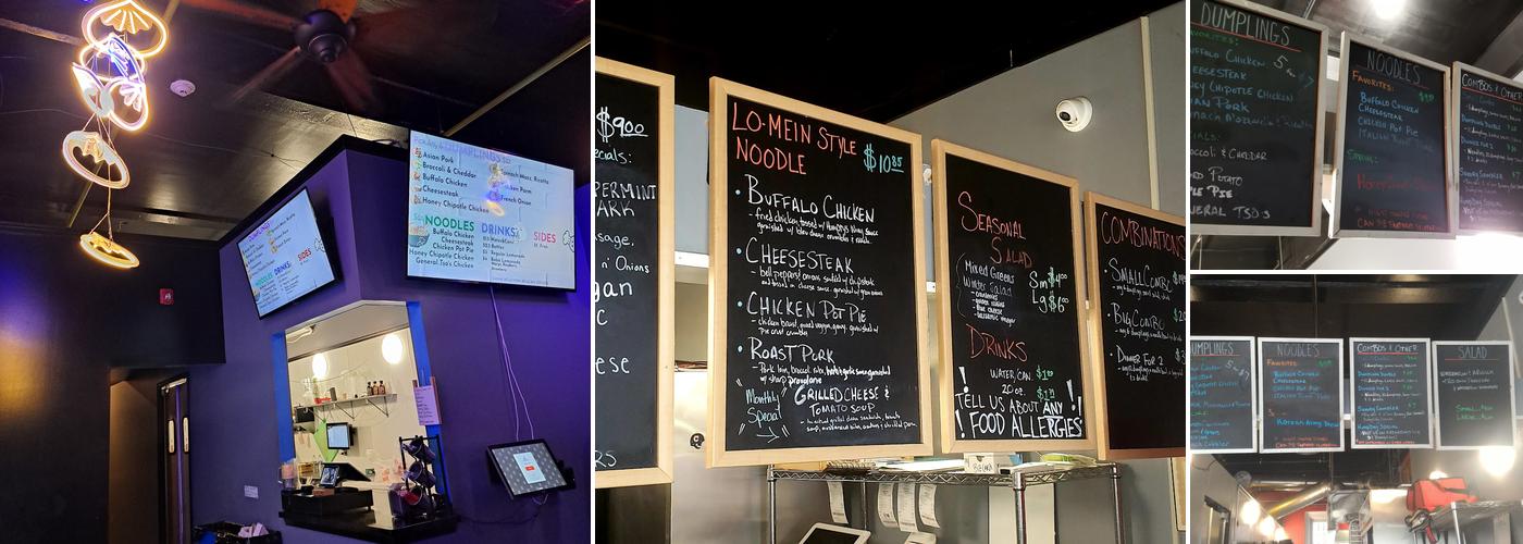 Humpty's Dumplings Menu