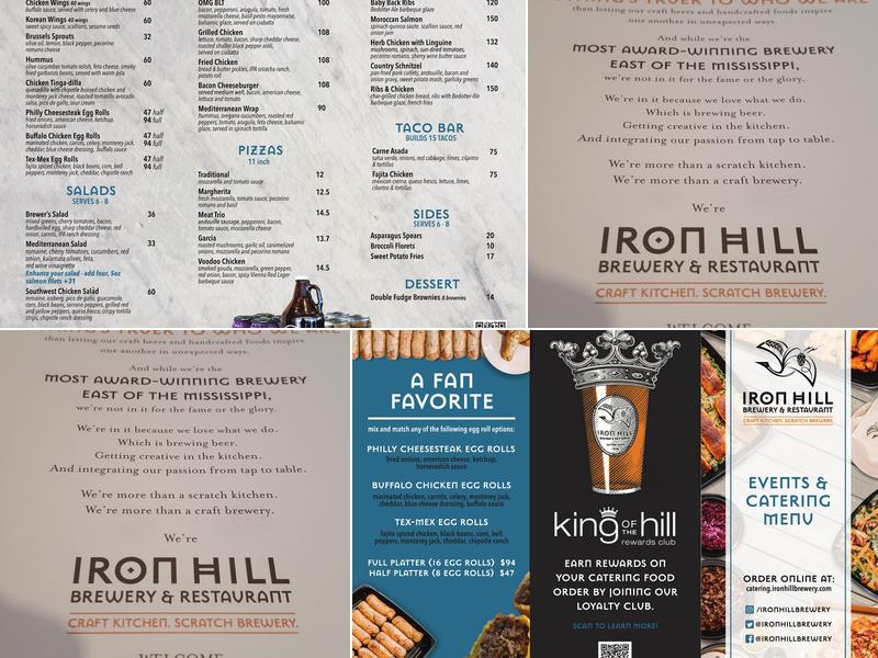 Iron Hill Brewery & Restaurant Menu