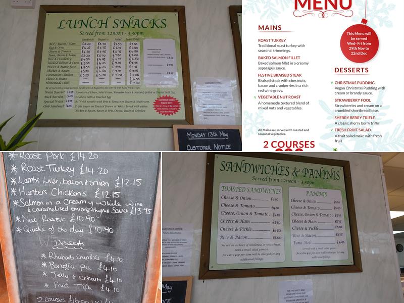 The Palm House Restaurant Menu