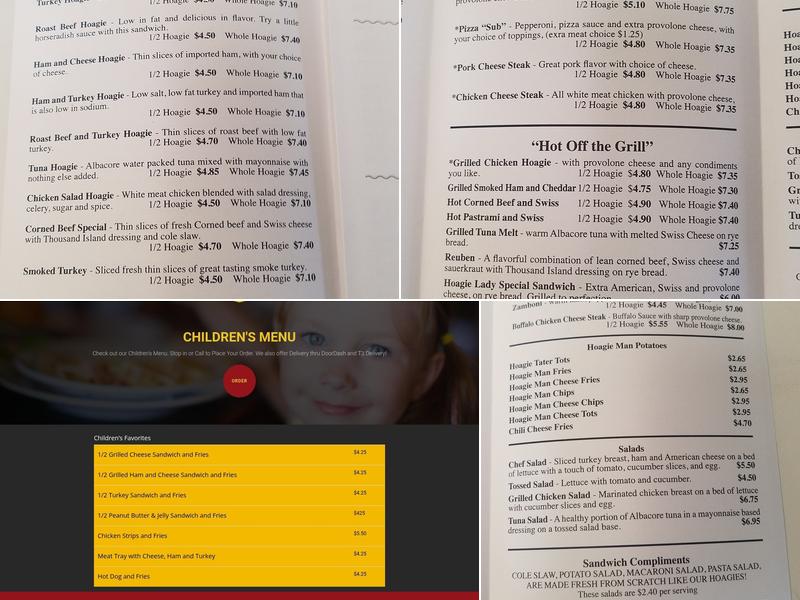 Hoagie Man Deli Menu