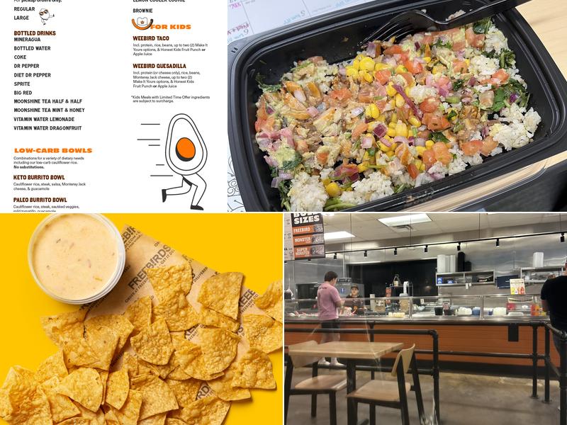 Freebirds World Burrito Menu