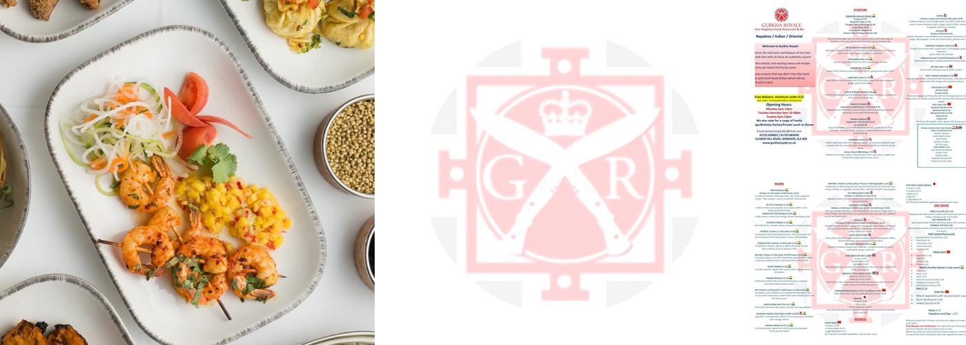 Gurkha Royale Restaurant & Bar Menu