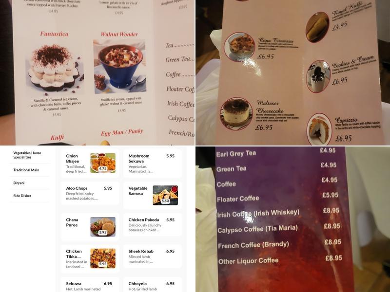 Nepal Restaurant Menu