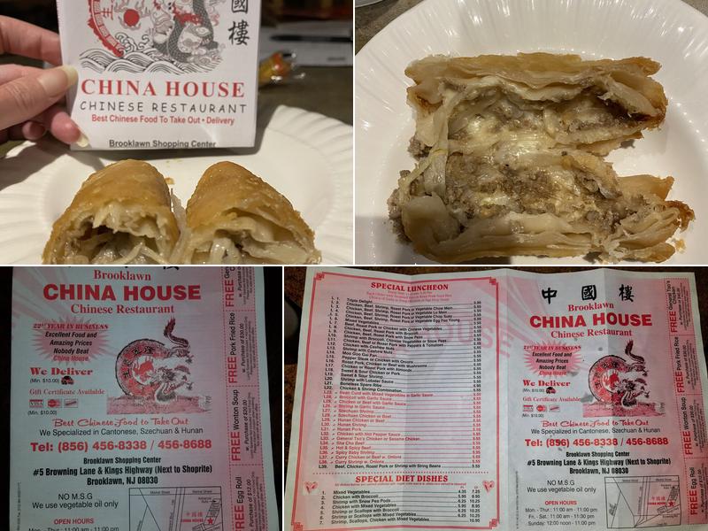 China House Menu