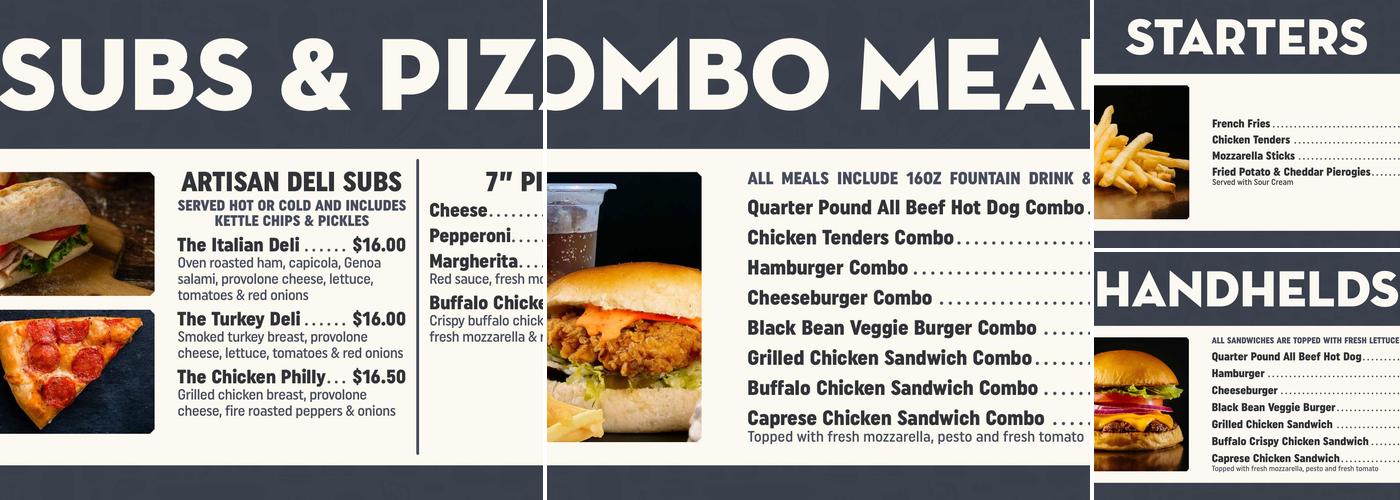 Bistro 210 Menu