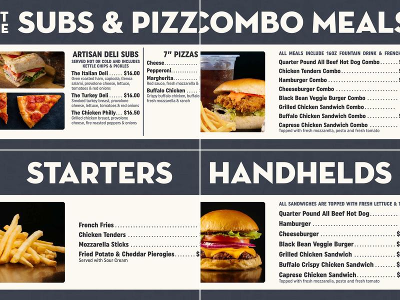 Bistro 210 Menu
