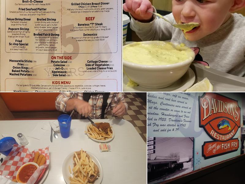 Davidson's Family Restaurant Menu