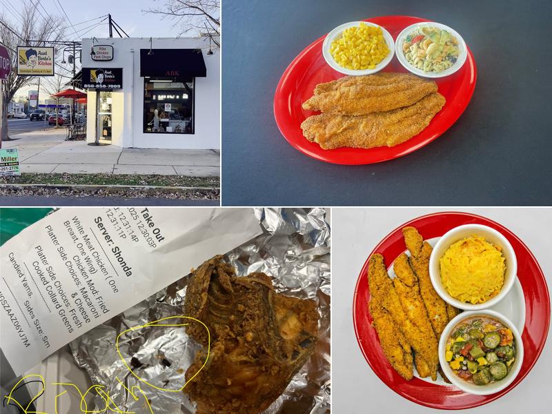 Aunt Berta's Kitchen Menu