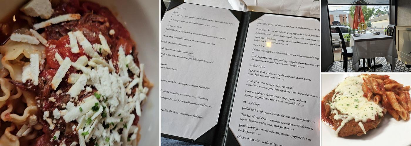 Anthony's Creative Italian Cuisine Menu