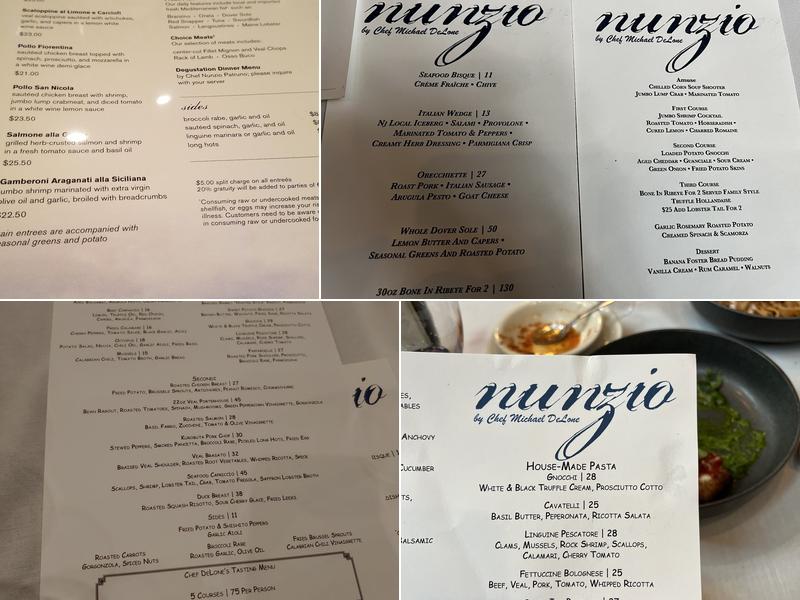 Michael Coastal Italian Grille Menu