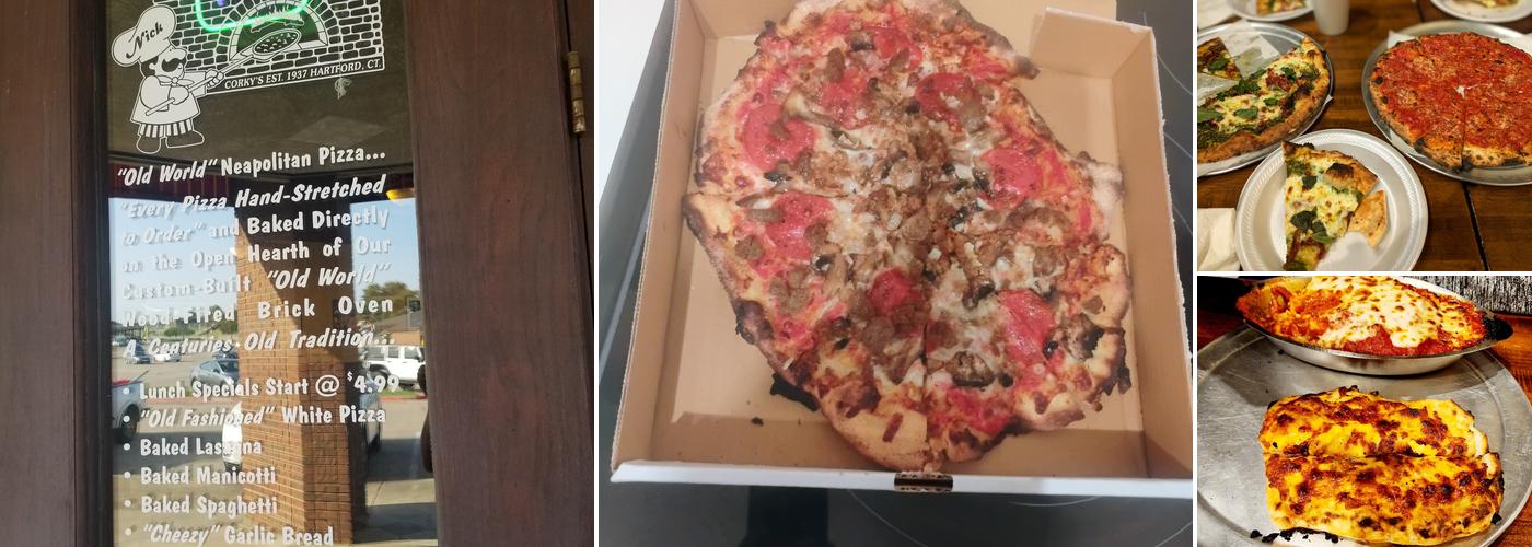 Corky's Brick Oven Pizzeria Menu