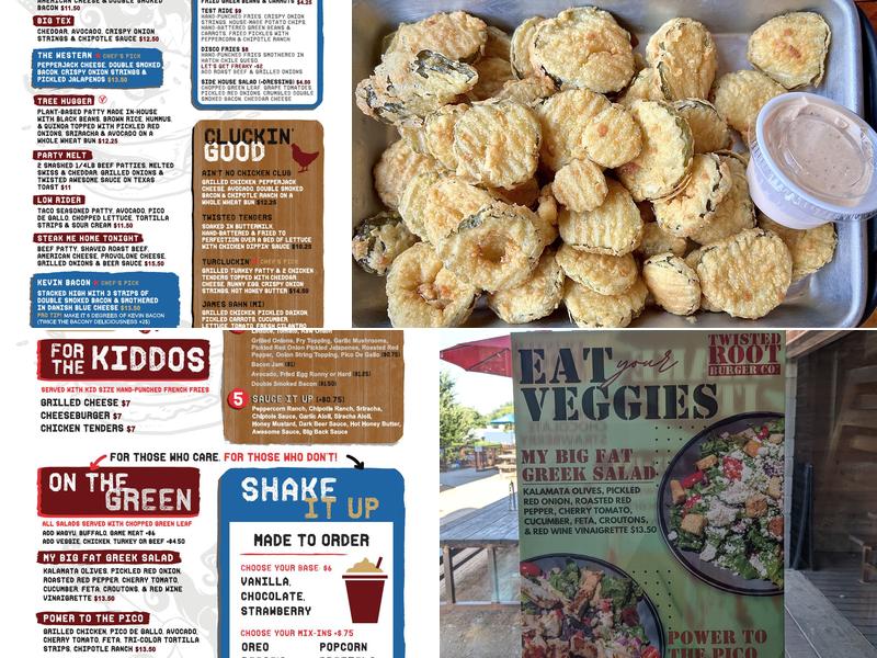 Twisted Root Burger Co. Menu