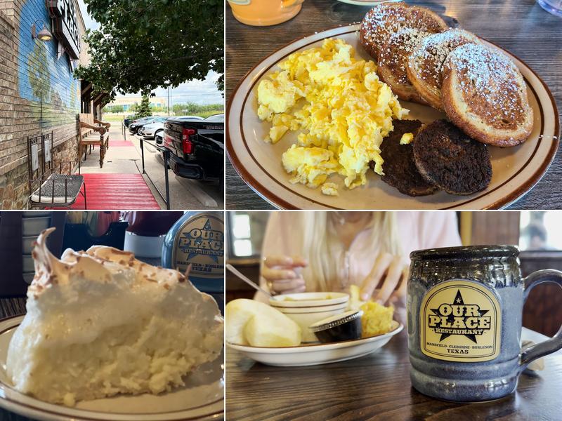 Our Place Restaurant Menu