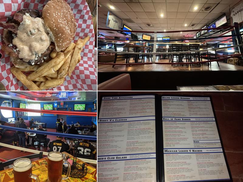 Bobby V's Sports Gallery Cafe Menu