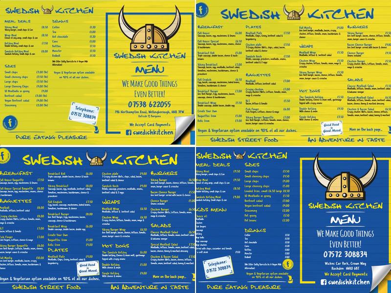 Swedish Kitchen Wellingborough Menu
