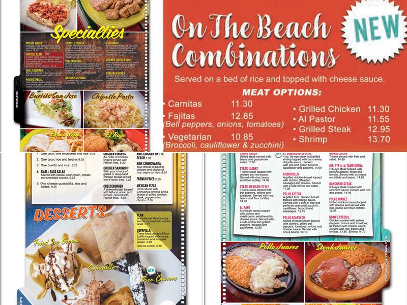 Los Bravos Mexican Restaurant (Loogootee, In) Menu