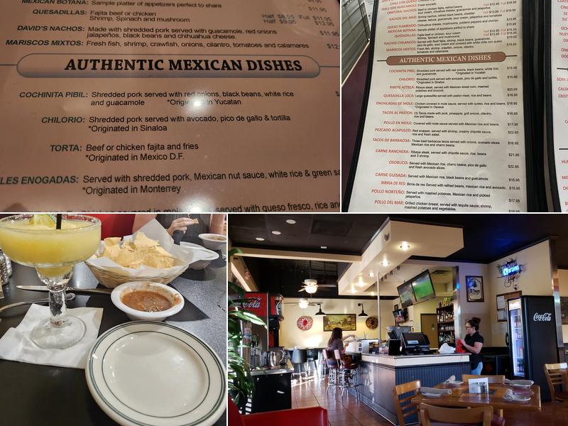 Cristobal Mexican Grill & Bar Menu