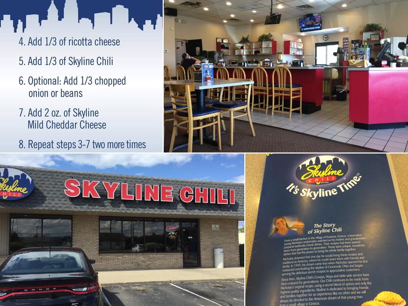 Skyline Chili Menu